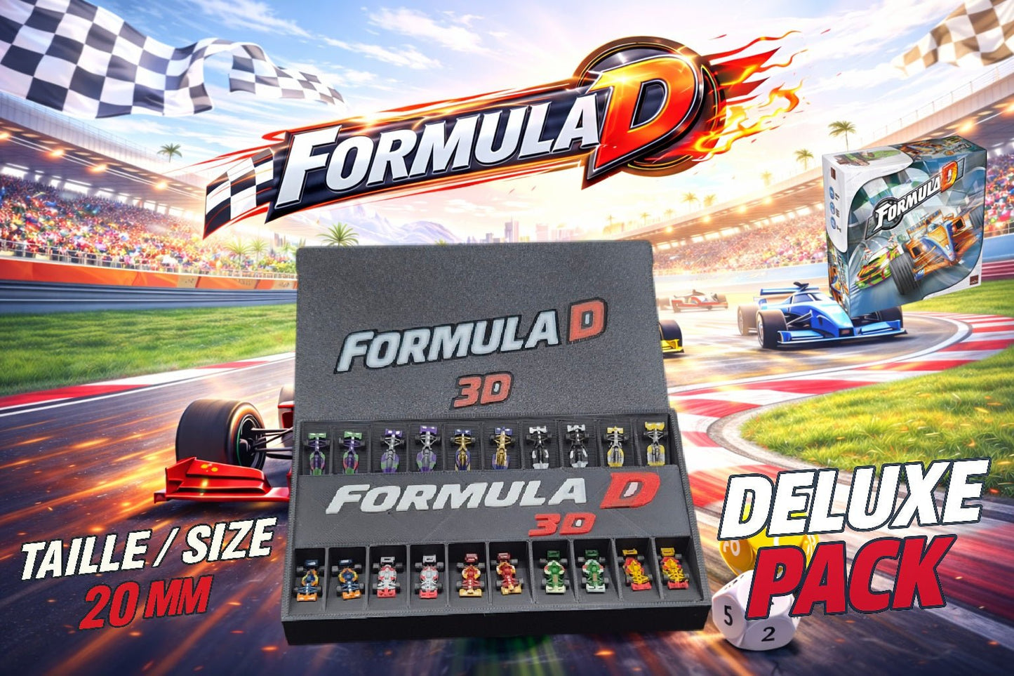 10 Voitures F1 miniatures personnalisées pour Formula D Année 1994 - 3Dpaint Game