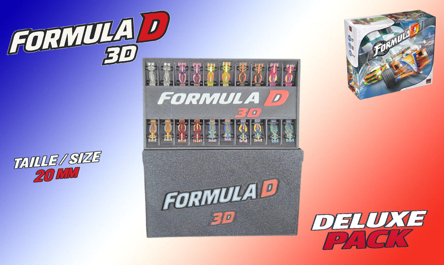 10 Voitures F1 miniatures personnalisées pour Formula D Année 1994 transparente - 3Dpaint Game