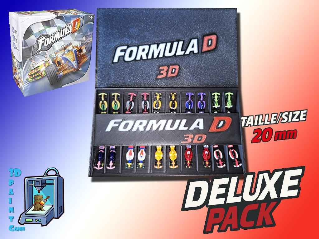 10 Voitures F1 miniatures personnalisées pour Formula D Année 2024