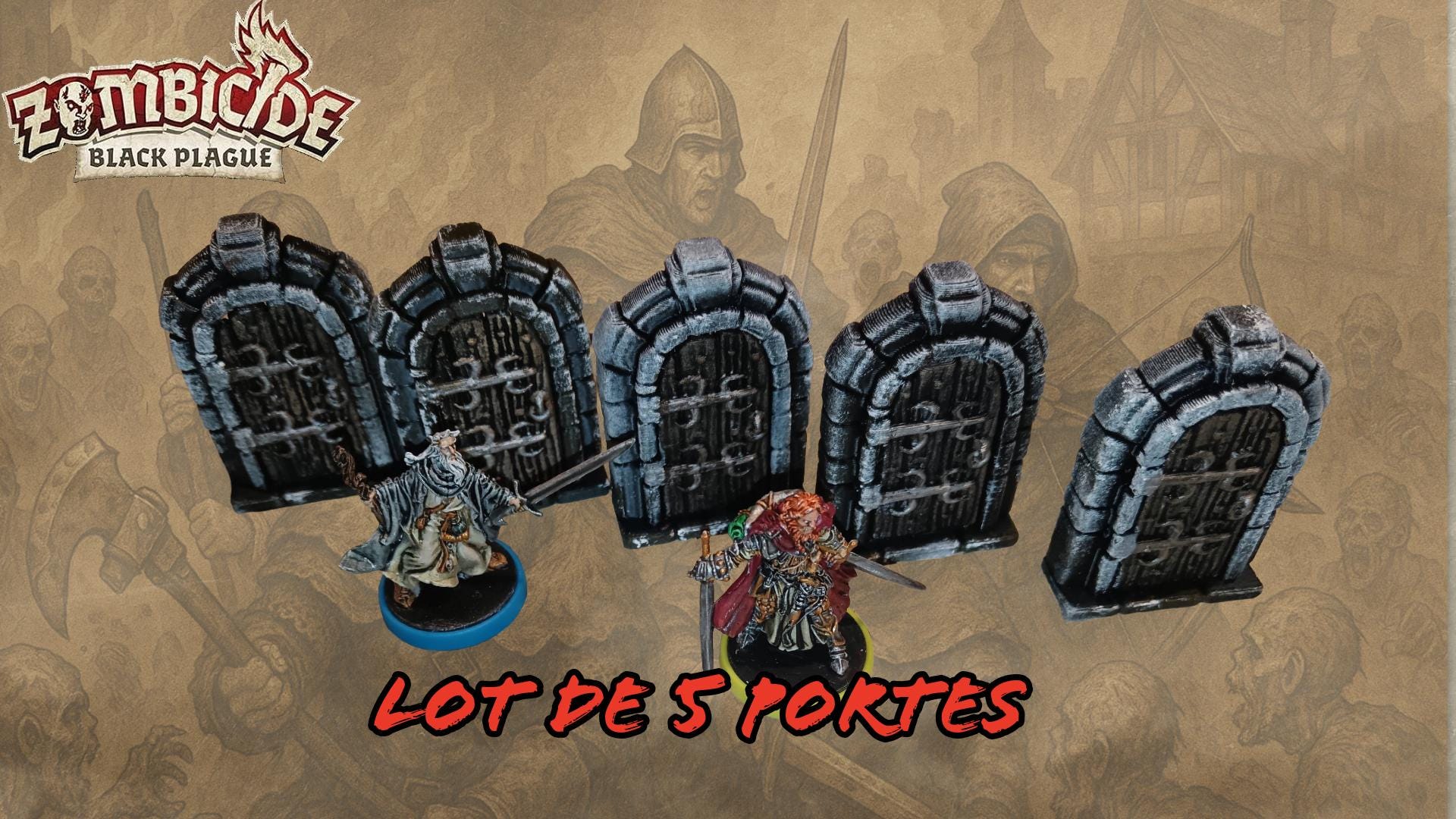 5 Doors + Zombicide Black Plague