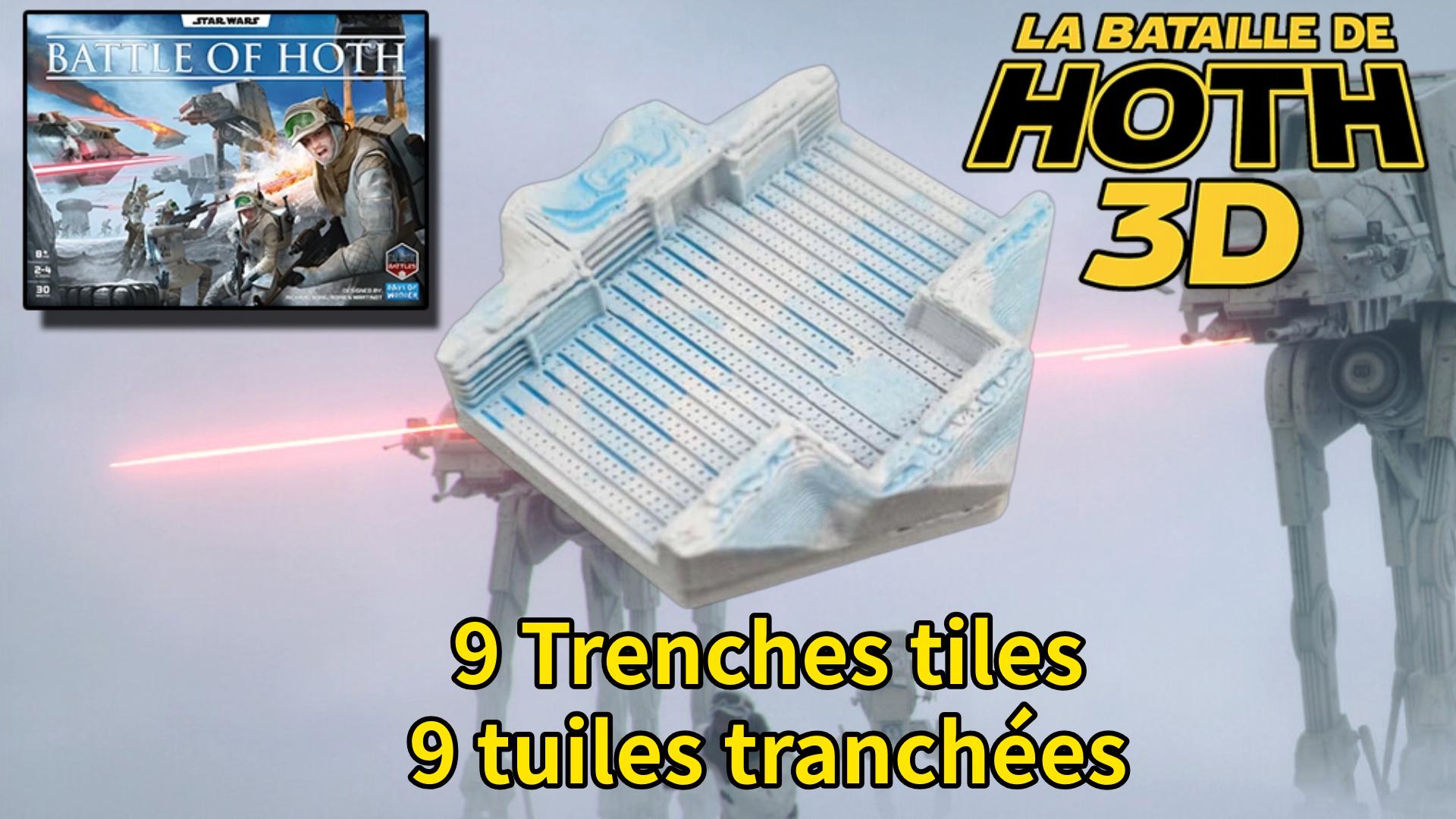  Star Wars Hoth Battle-trenches tiles