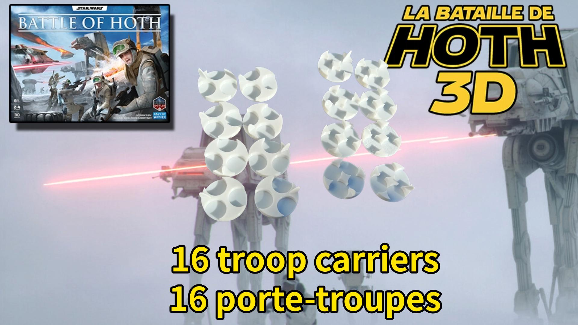 Star Wars Hoth Battle-troop carriers