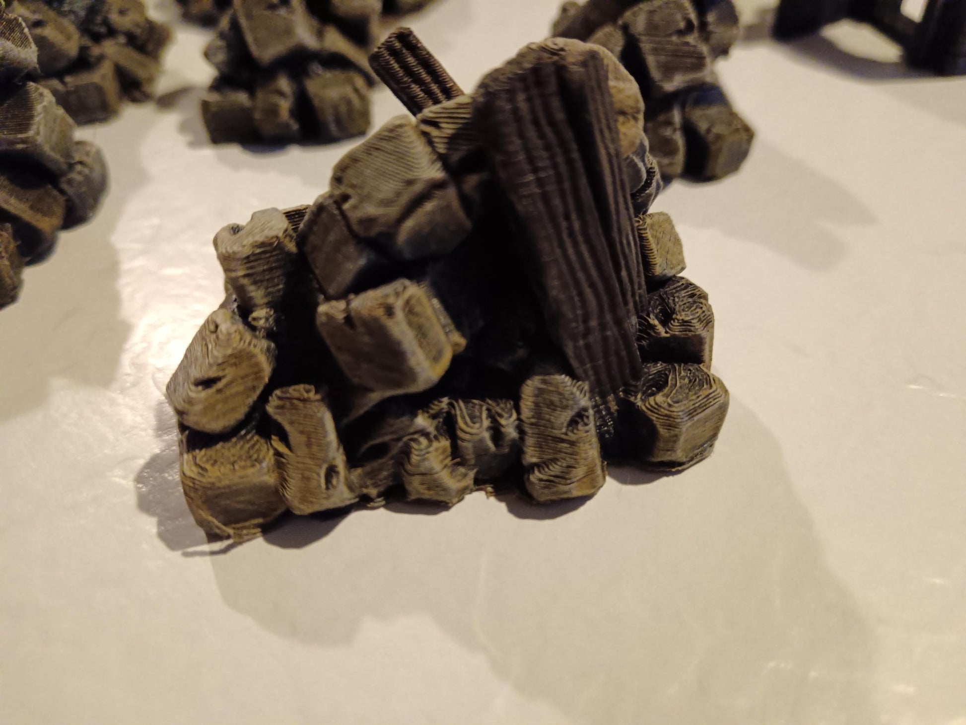 Kit Éboulis et Portes pour Plateau 3D HeroQuest – 6 Petits + 2 Grands Éboulis + 5 Portes – Impression 3D Peinte à la Main Fabriqué en France - 3Dpaint Game