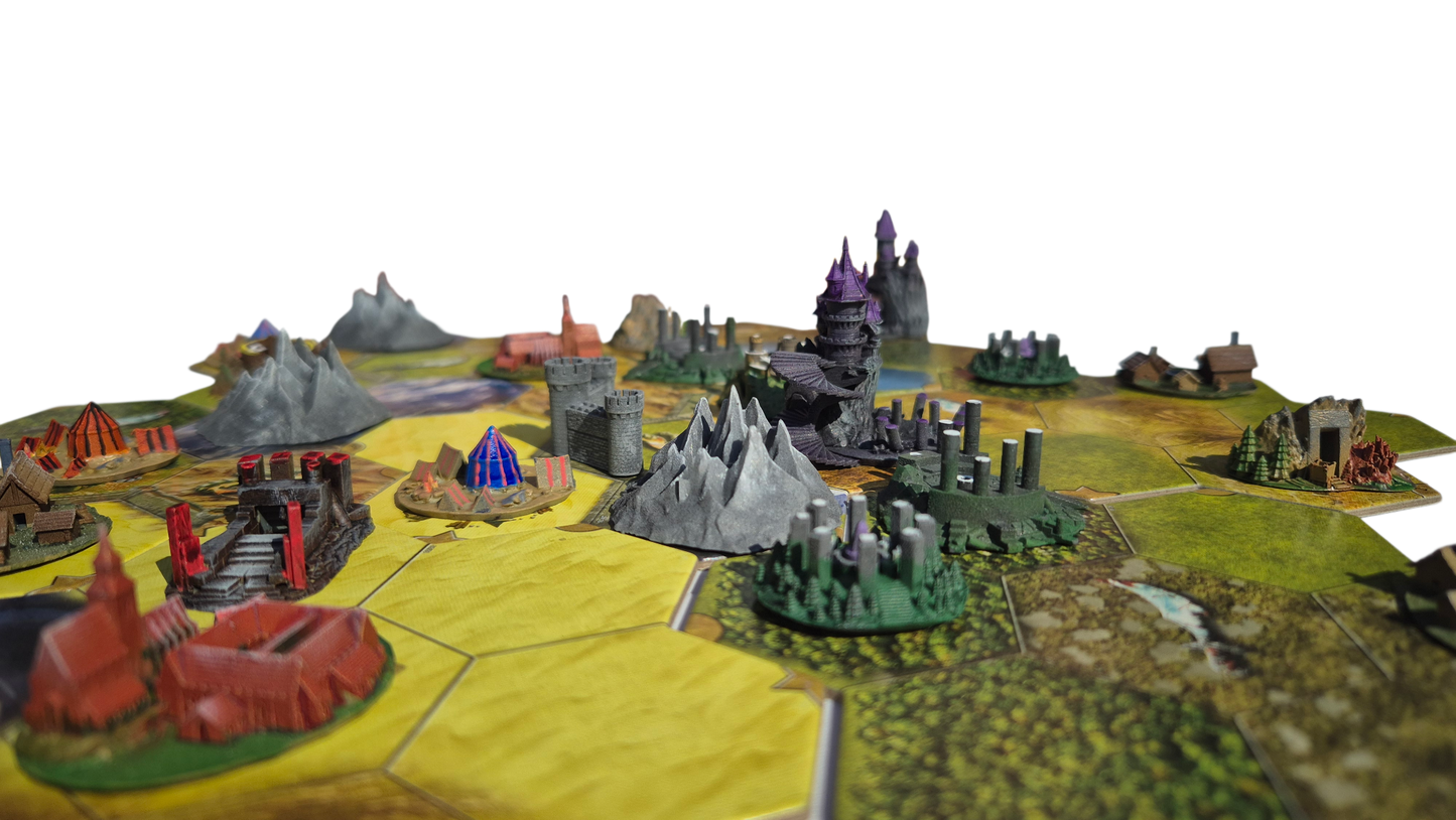 Mage Knight 3D Haute qualité en résine - 3Dpaint Game