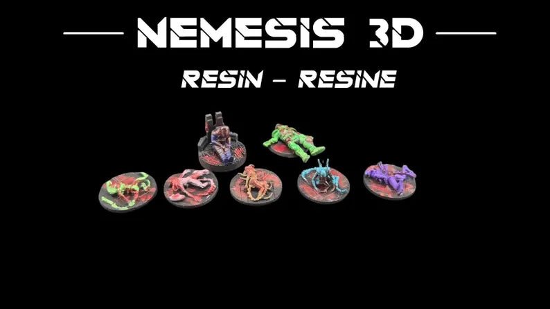 Nemesis 3D en resine Hight quality – Version peinte à la main - 3Dpaint Game