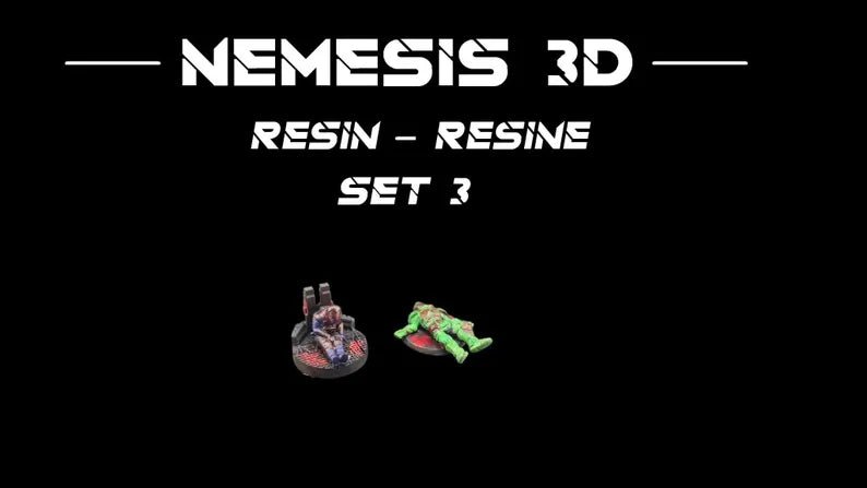 Nemesis 3D en resine Hight quality – Version peinte à la main - 3Dpaint Game