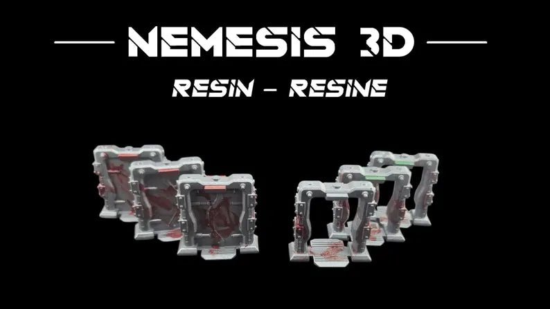Nemesis 3D en resine Hight quality – Version peinte à la main - 3Dpaint Game