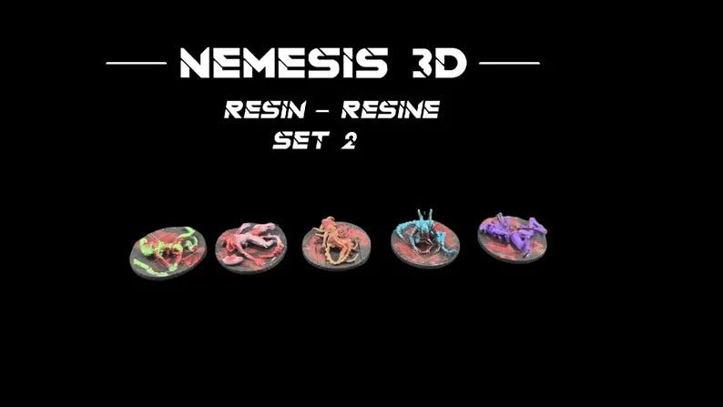 Nemesis 3D en resine Hight quality – Version peinte à la main - 3Dpaint Game