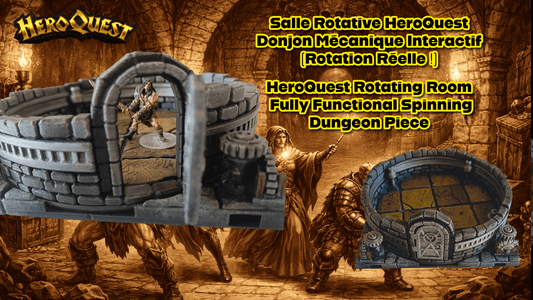Salle Rotative HeroQuest – Donjon Mécanique Interactif (Rotation Réelle !) - 3Dpaint Game