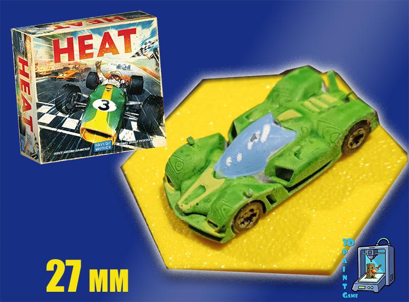 Set 8 voitures F1 pour Heat: Pedal to the Metal – Miniatures imprimées 3D peintes à la main – Accessoire jeu de société / board game - 3Dpaint Game