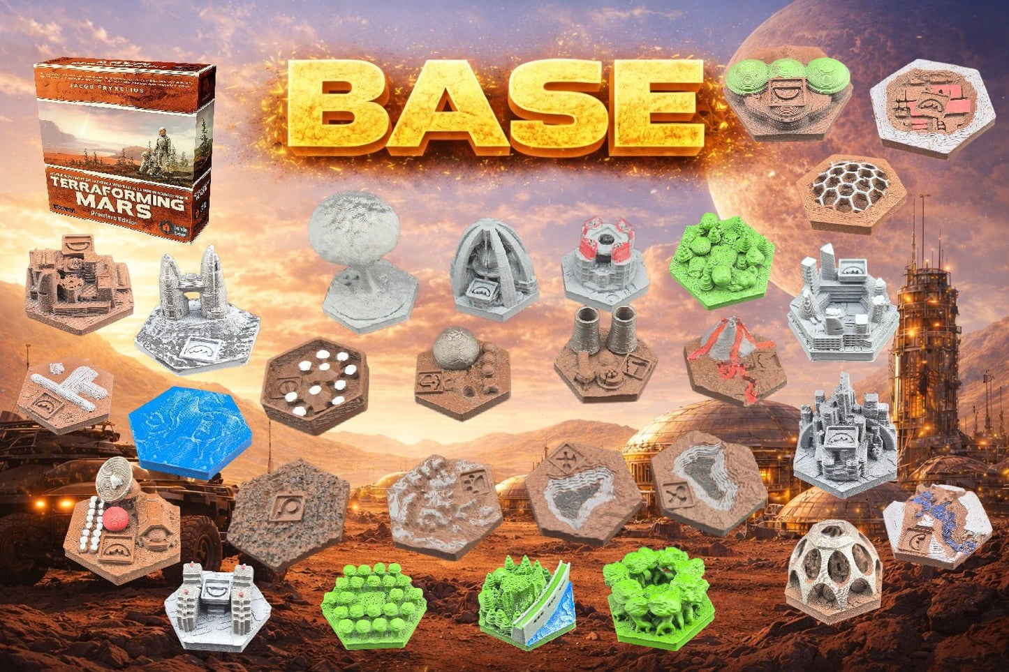 Terraforming Mars 3D - 3Dpaint Game