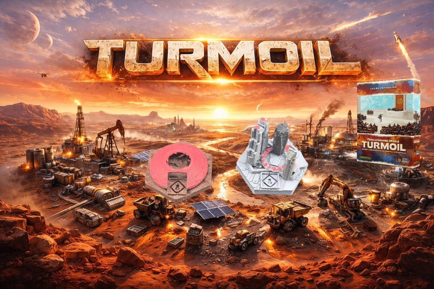 Terraforming Mars 3D - 3Dpaint Game