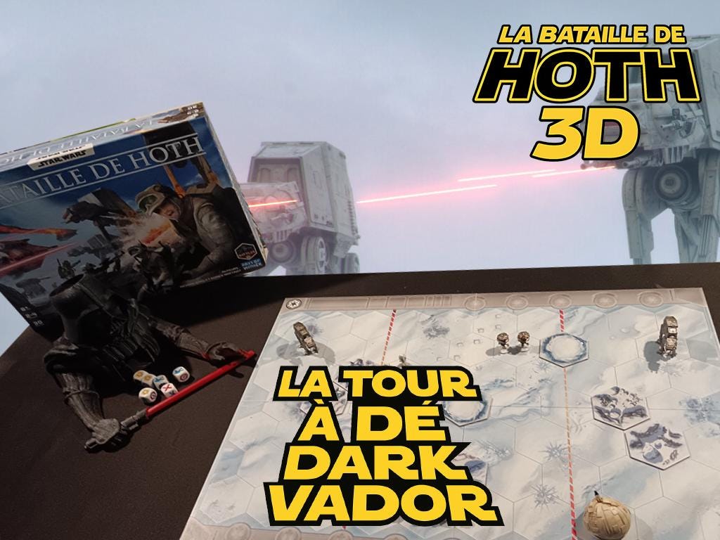 Tour à Dé Dark Vador Star Wars / Darth Vader Dice Tower – Accessoire Bataille de Hoth 3D – 24 x 16 cm – Wargame Dice Roller - 3Dpaint Game